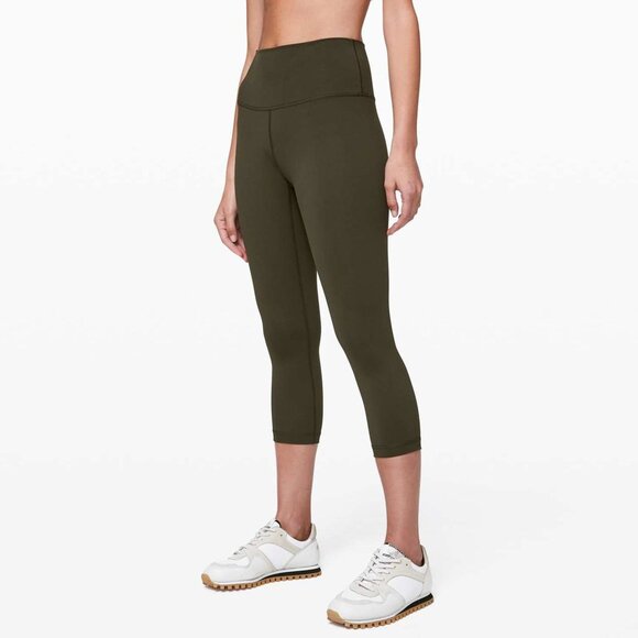 LULULEMON Wunder Under Crop (High-Rise) *Full-On Luxtreme 21" Size 4 - Picture 1 of 9